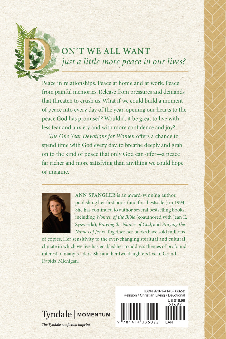The One Year Devotions for Women by Tyndale, product view 2