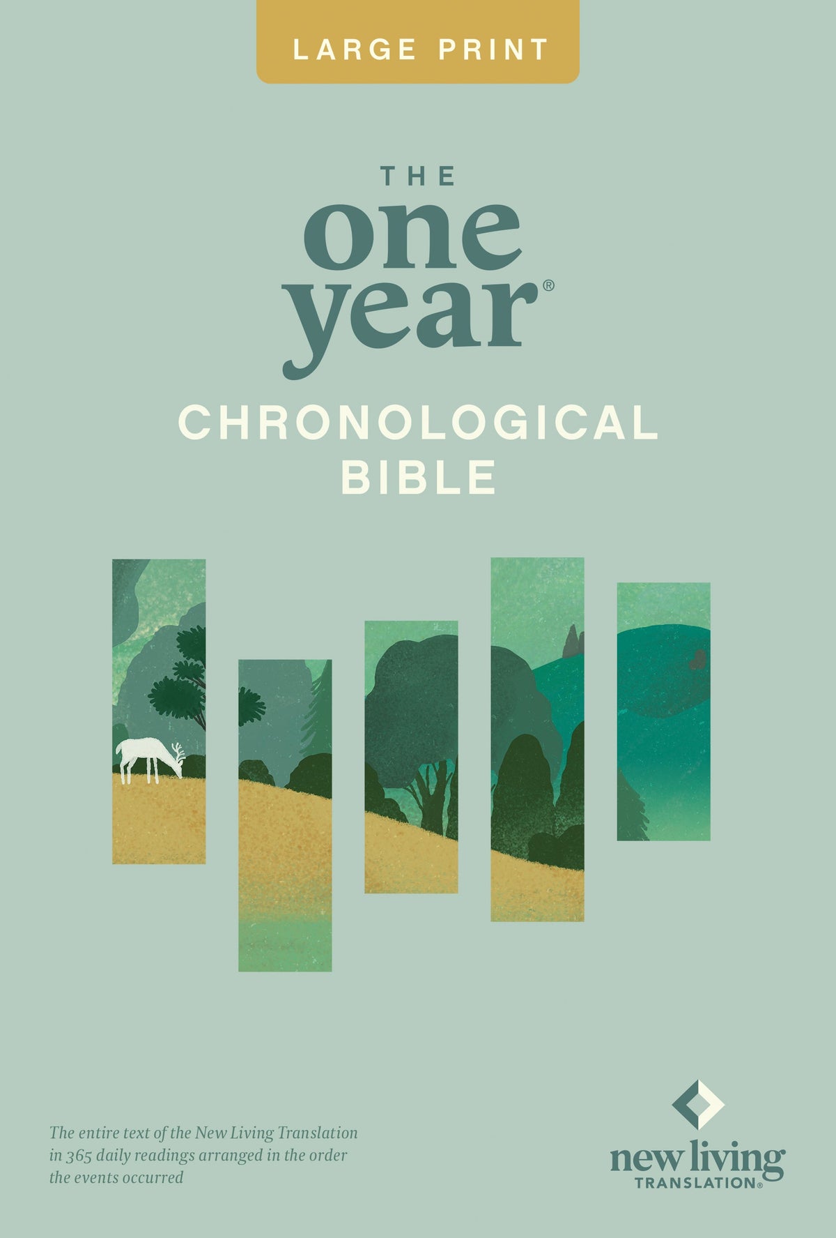 The One Year Chronological Bible NLT, Premium Slimline Large Print by Tyndale
