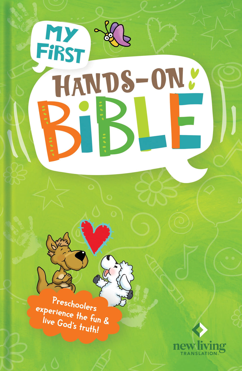 My First Hands-On Bible - Hardcover, Pink, or Blue by Tyndale