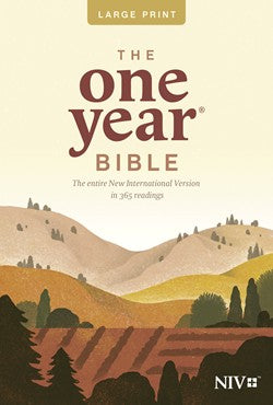 The One Year Bible NIV, Large Print Thinline Edition