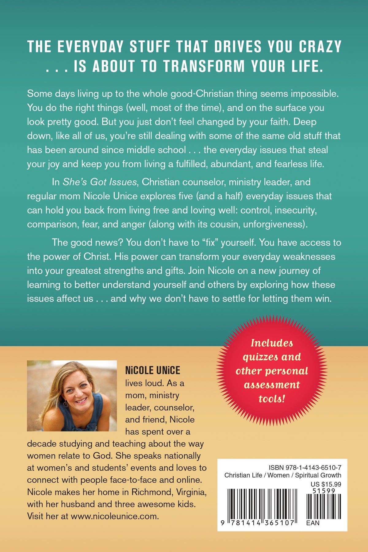 She's Got Issues by Tyndale, product view 2