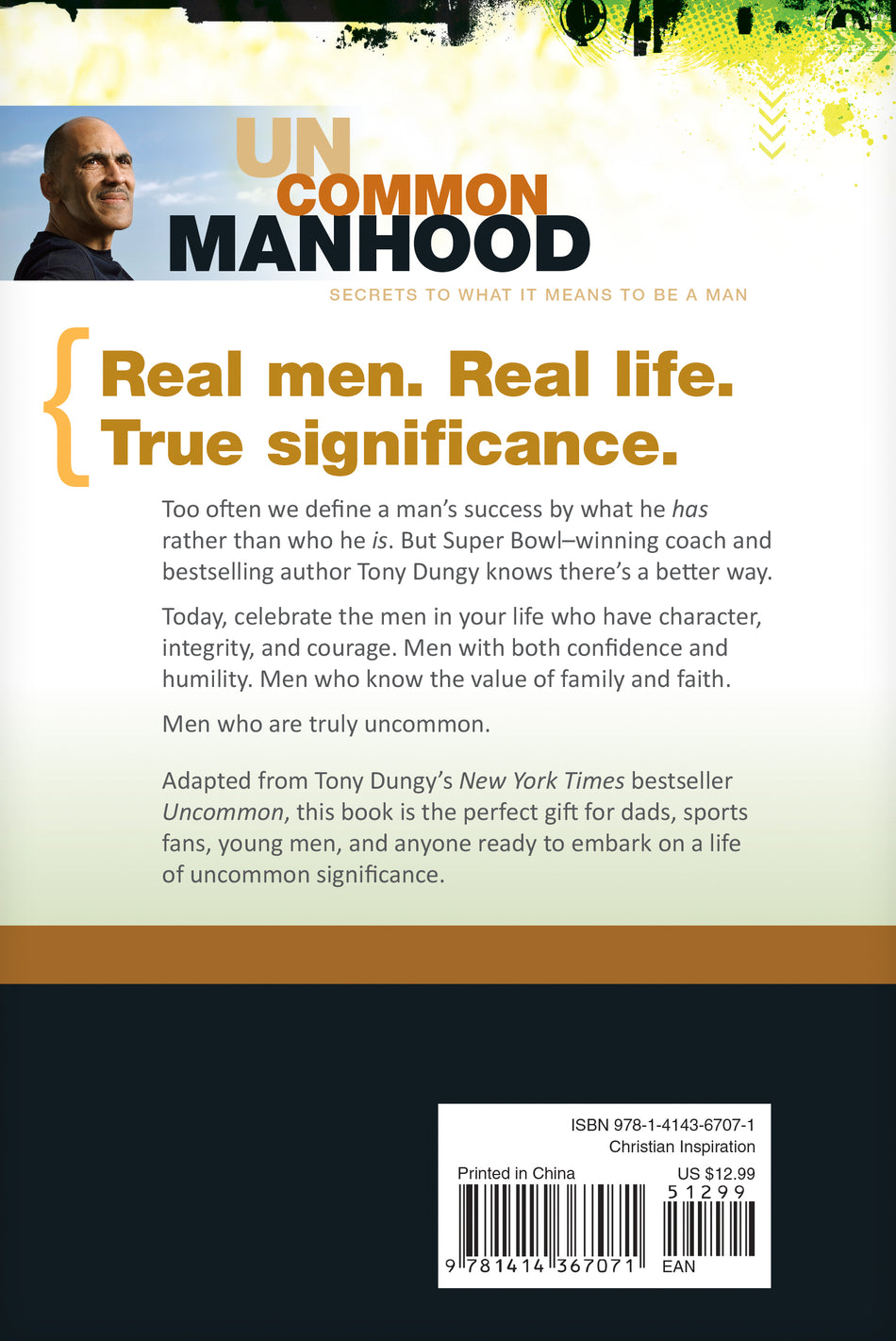 Uncommon Manhood by Tyndale, product view 2