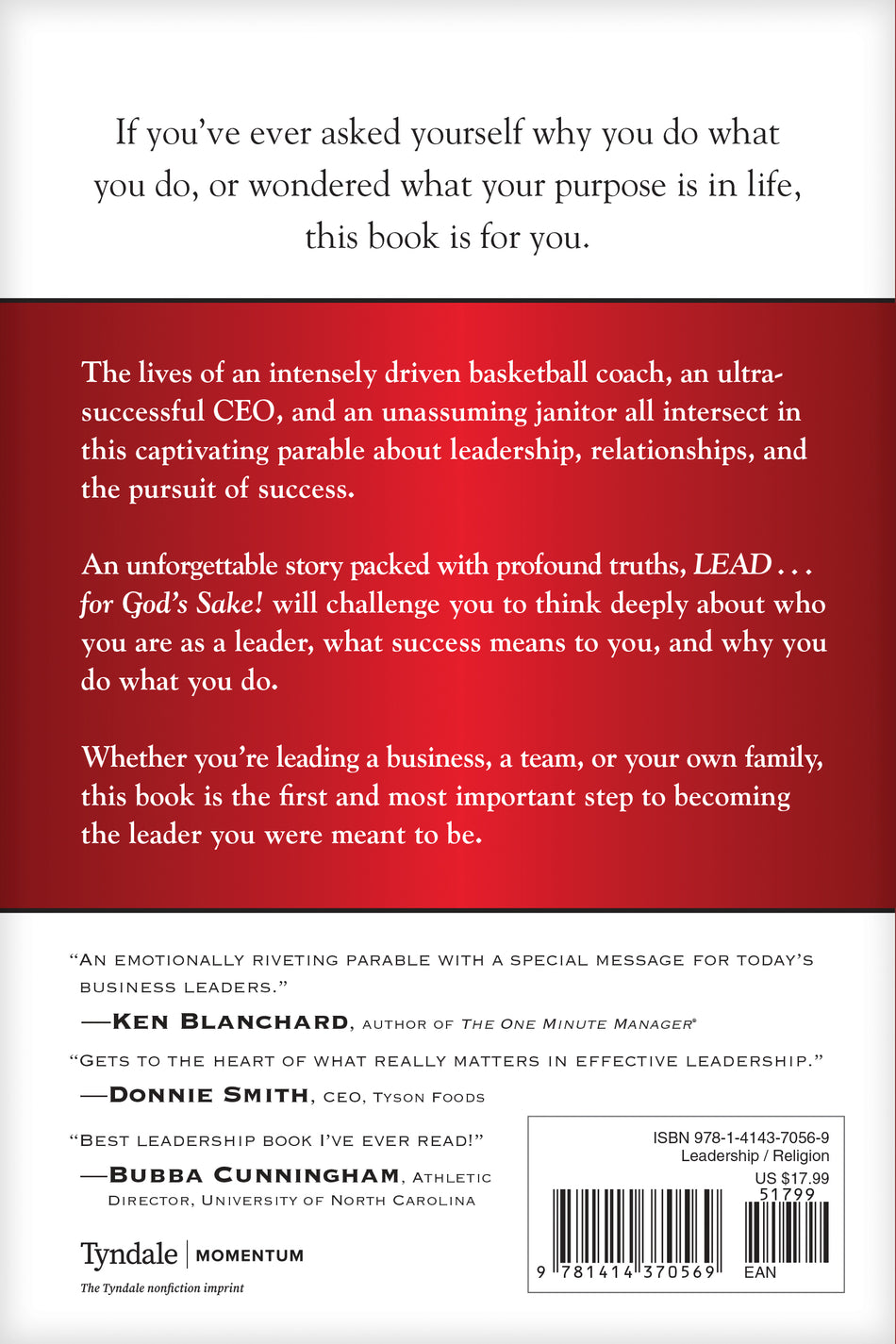Lead . . . for God's Sake! by Tyndale, product view 2