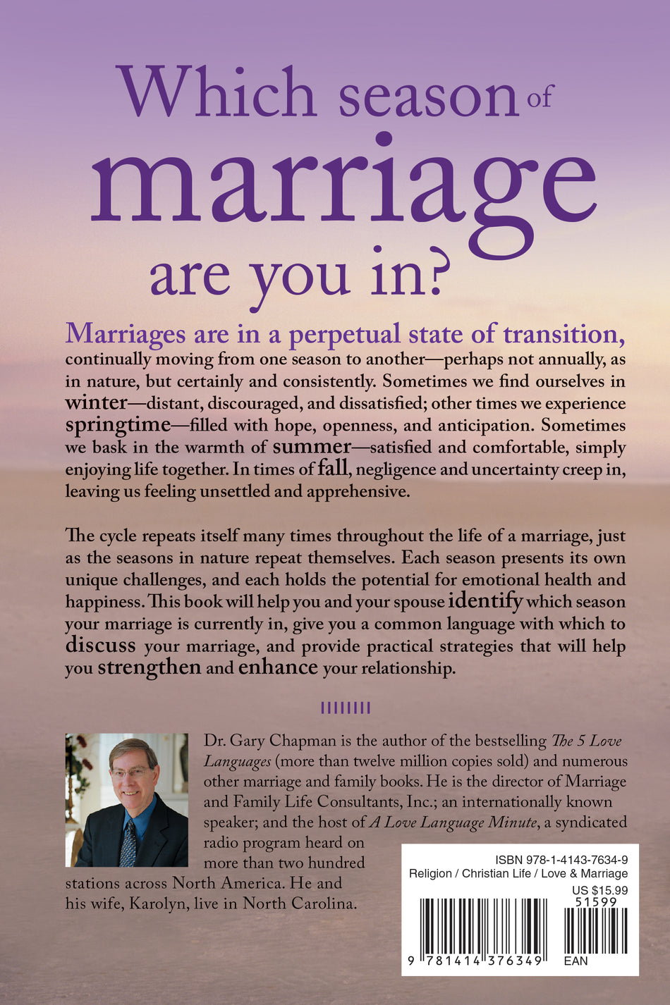 The 4 Seasons of Marriage by Tyndale, product view 2