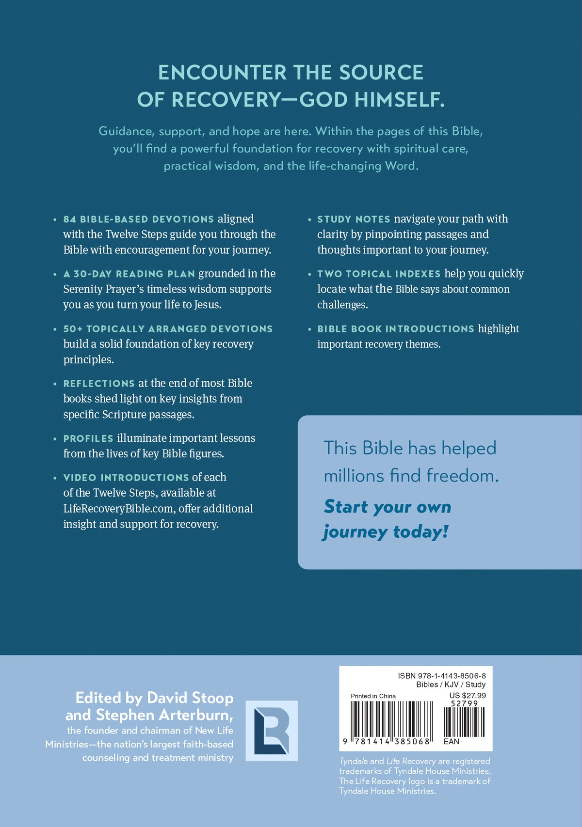 The Life Recovery Bible KJV by Tyndale, product view 2
