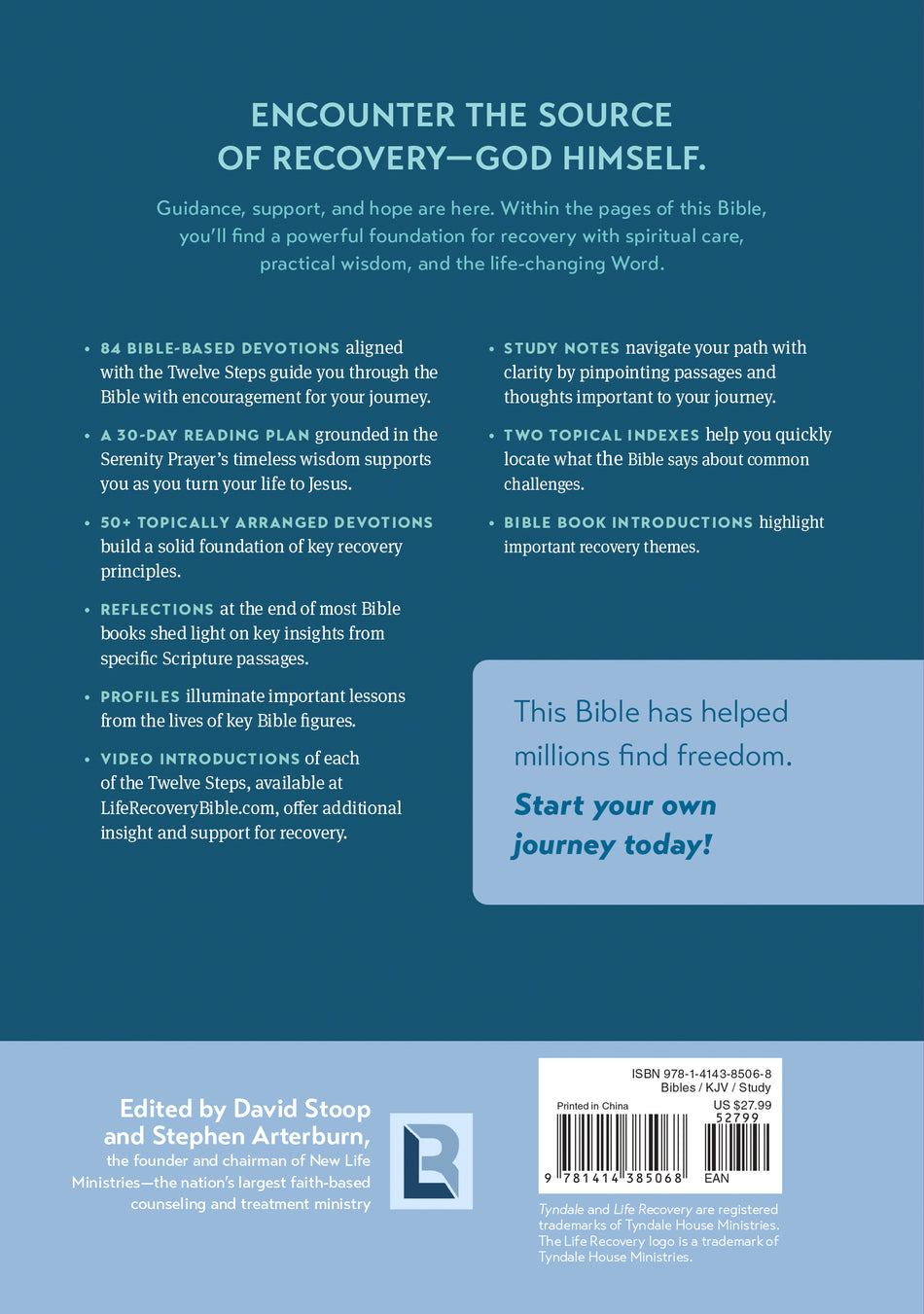 The Life Recovery Bible KJV by Tyndale, product view 2
