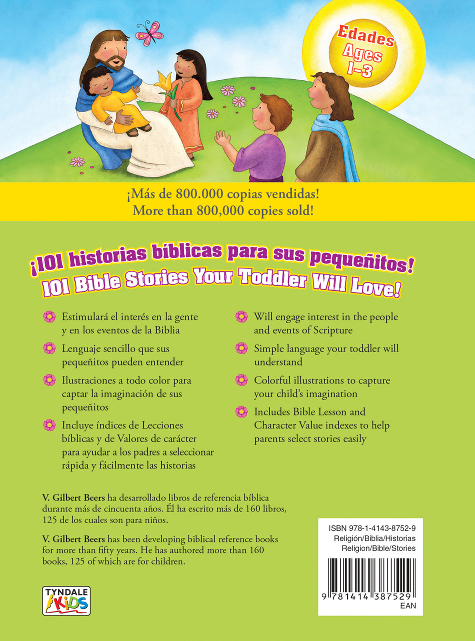 La Biblia de los pequeñitos / The Toddler's Bible (bilingüe / bilingual) by Tyndale, product view 2