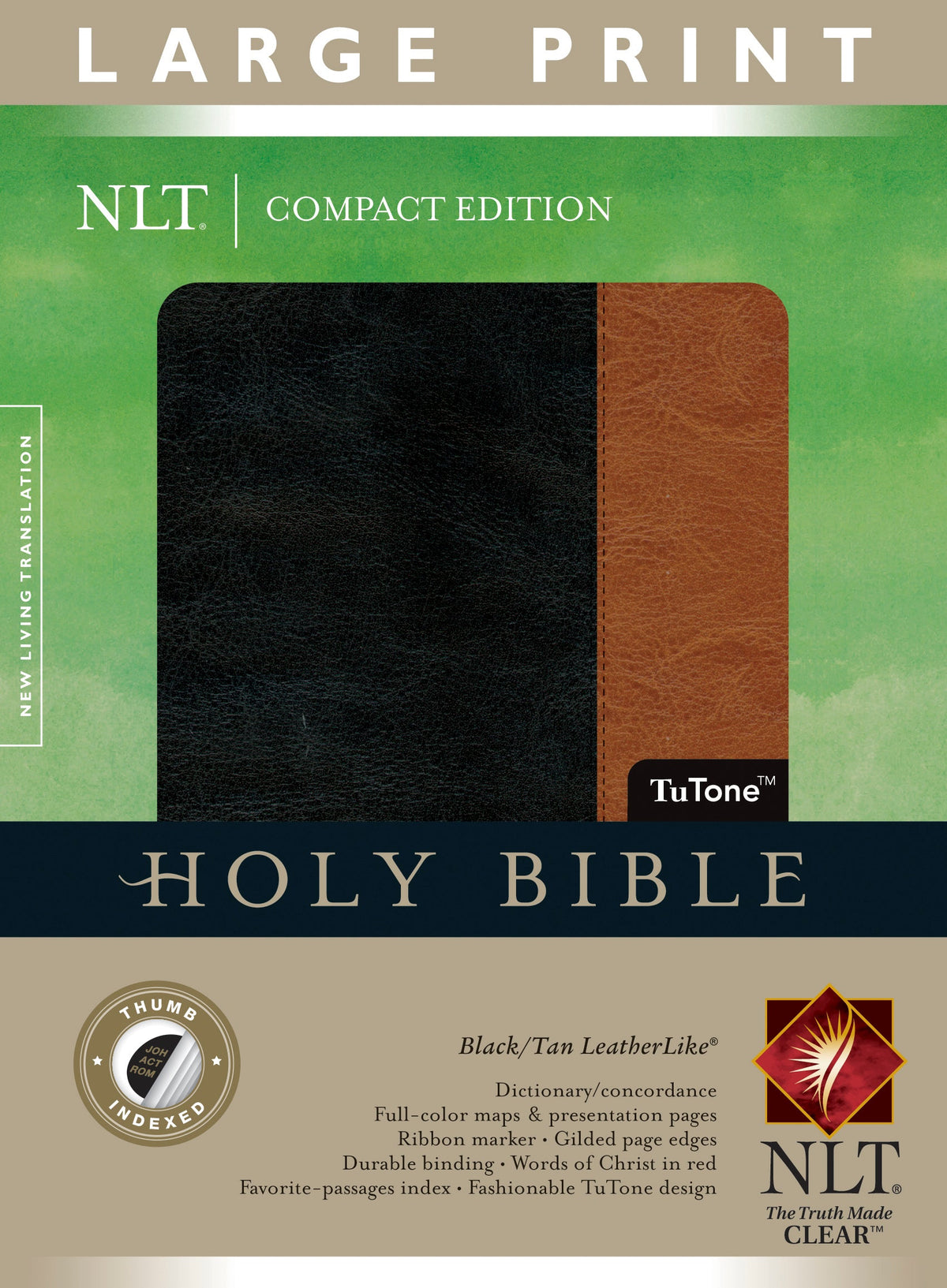 Compact Edition Bible NLT, Large Print by Tyndale