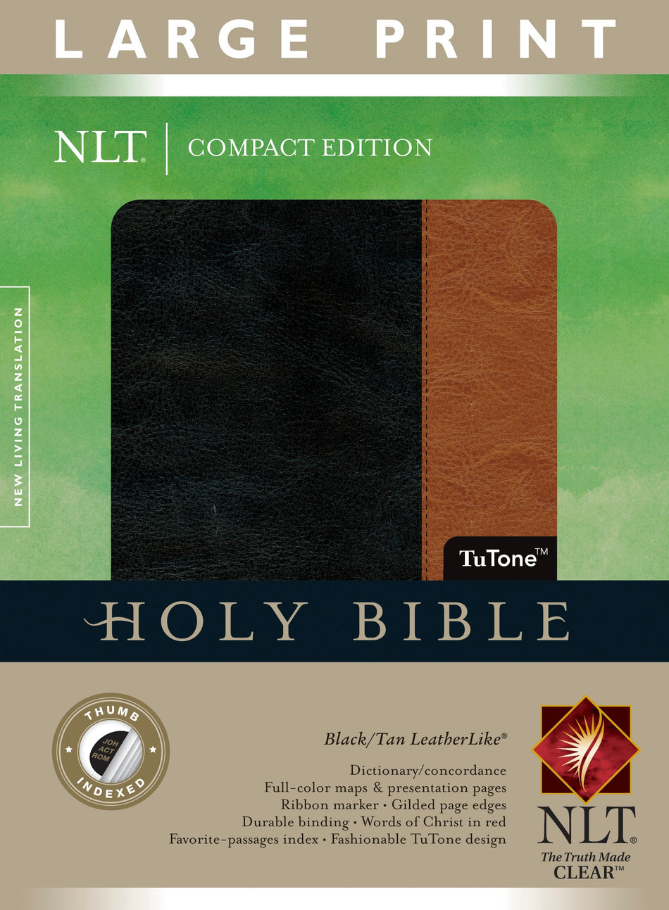 Compact Edition Bible NLT, Large Print by Tyndale