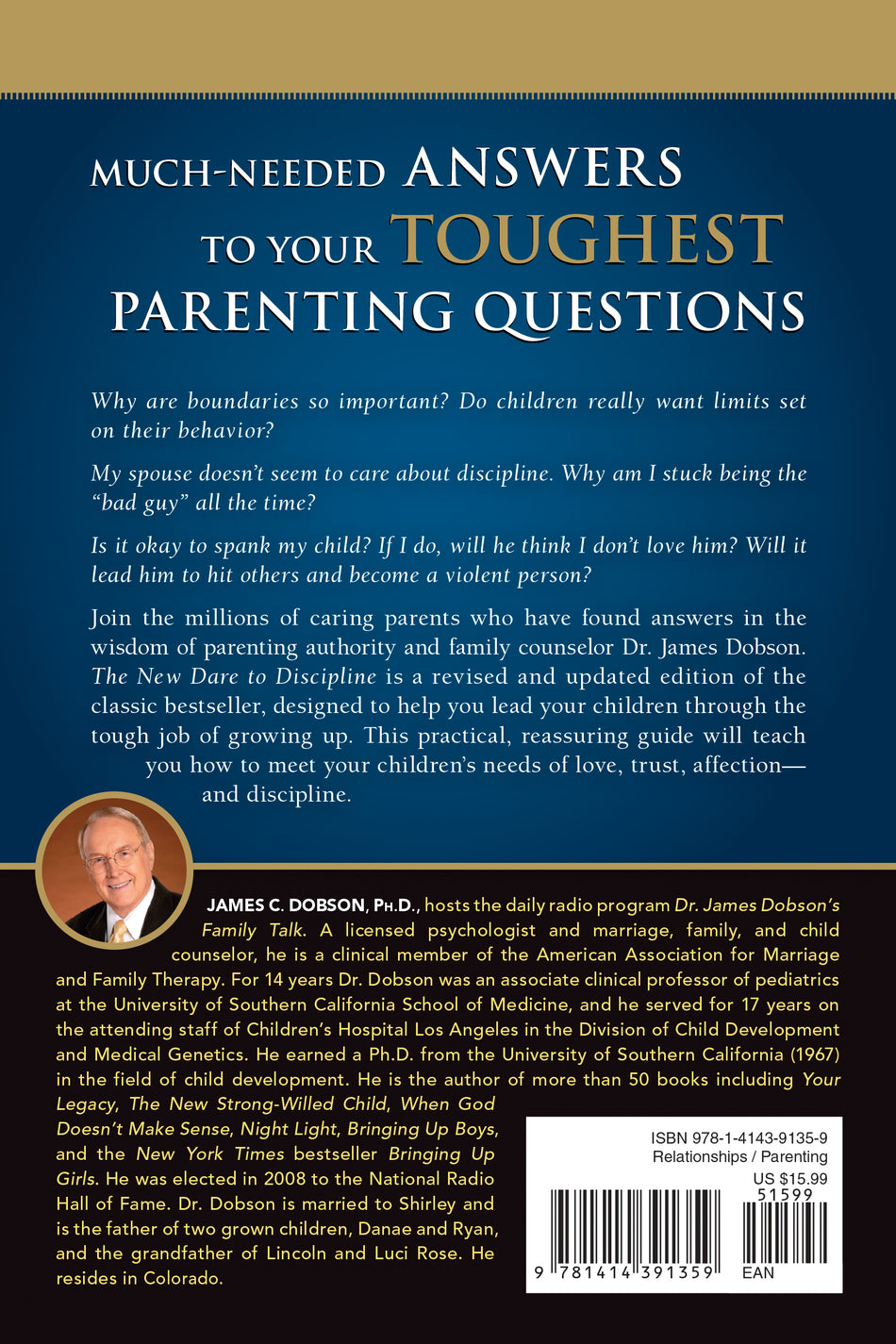 The New Dare to Discipline by Tyndale, product view 2