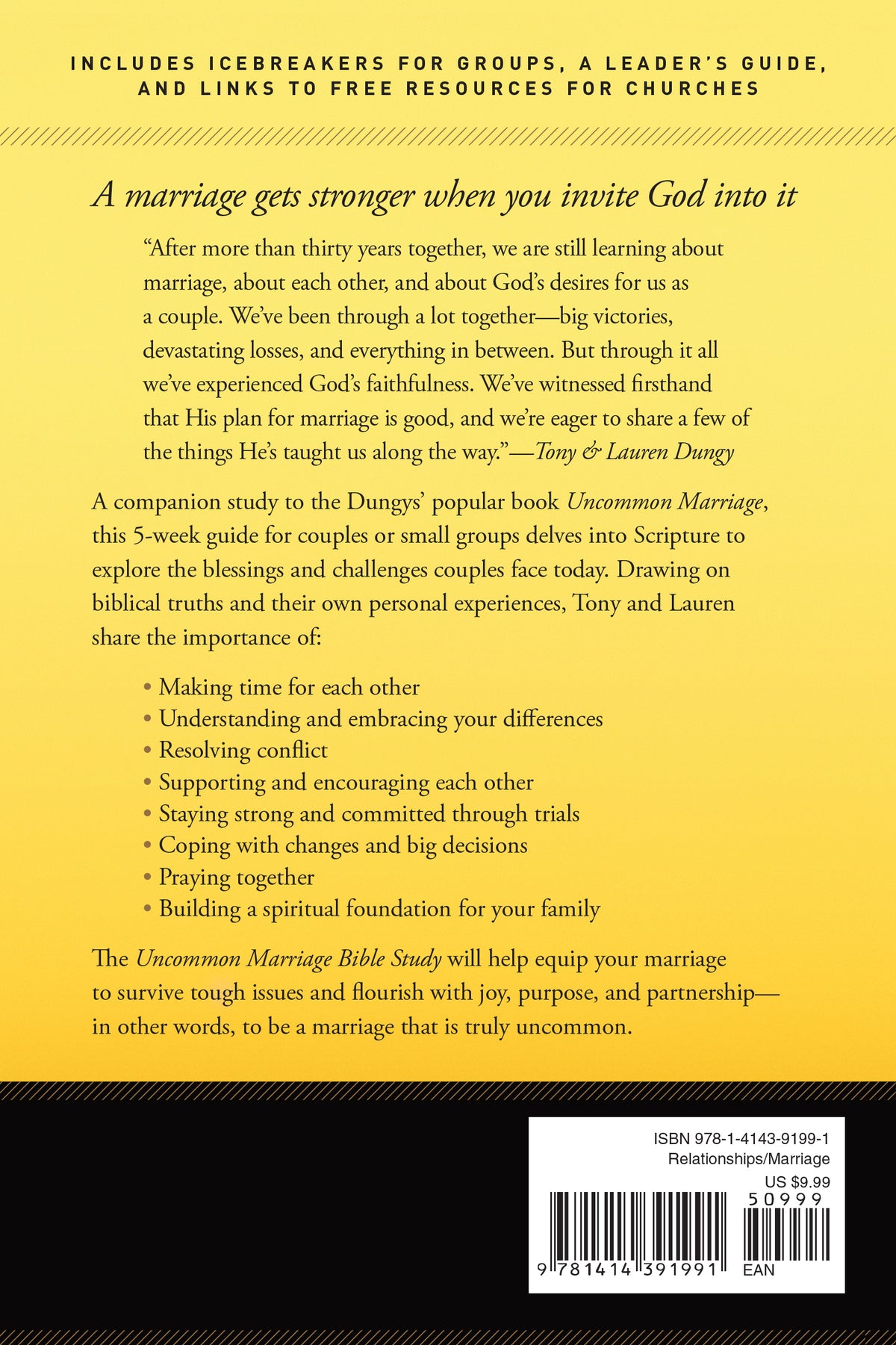 Uncommon Marriage Bible Study by Tyndale, product view 2