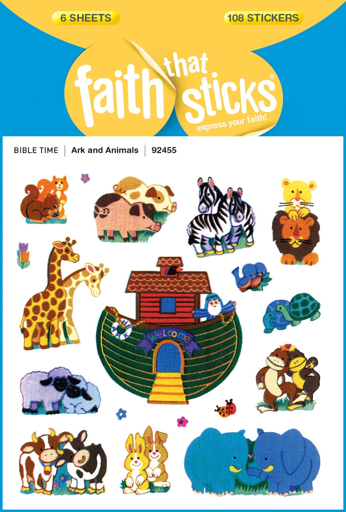 Ark and Animals Stickers by Tyndale