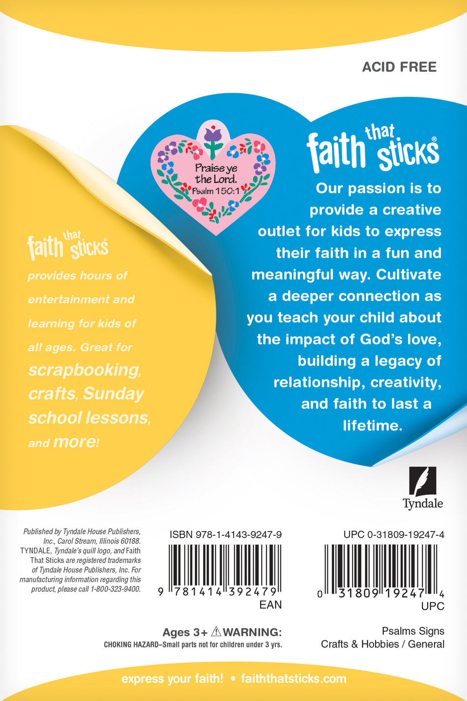 Psalms Signs Stickers by Tyndale, product view 2