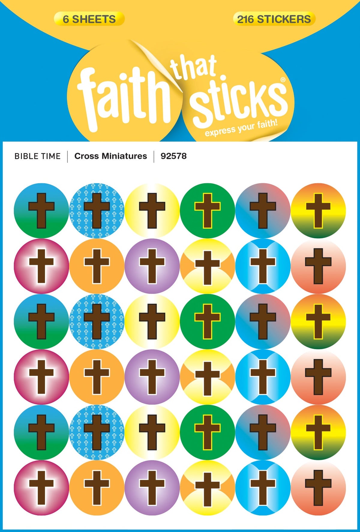 Cross Miniatures Stickers by Tyndale