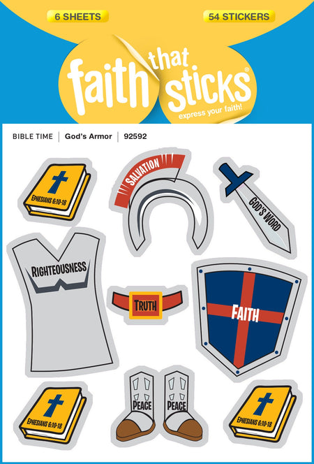 God's Armor Stickers by Tyndale