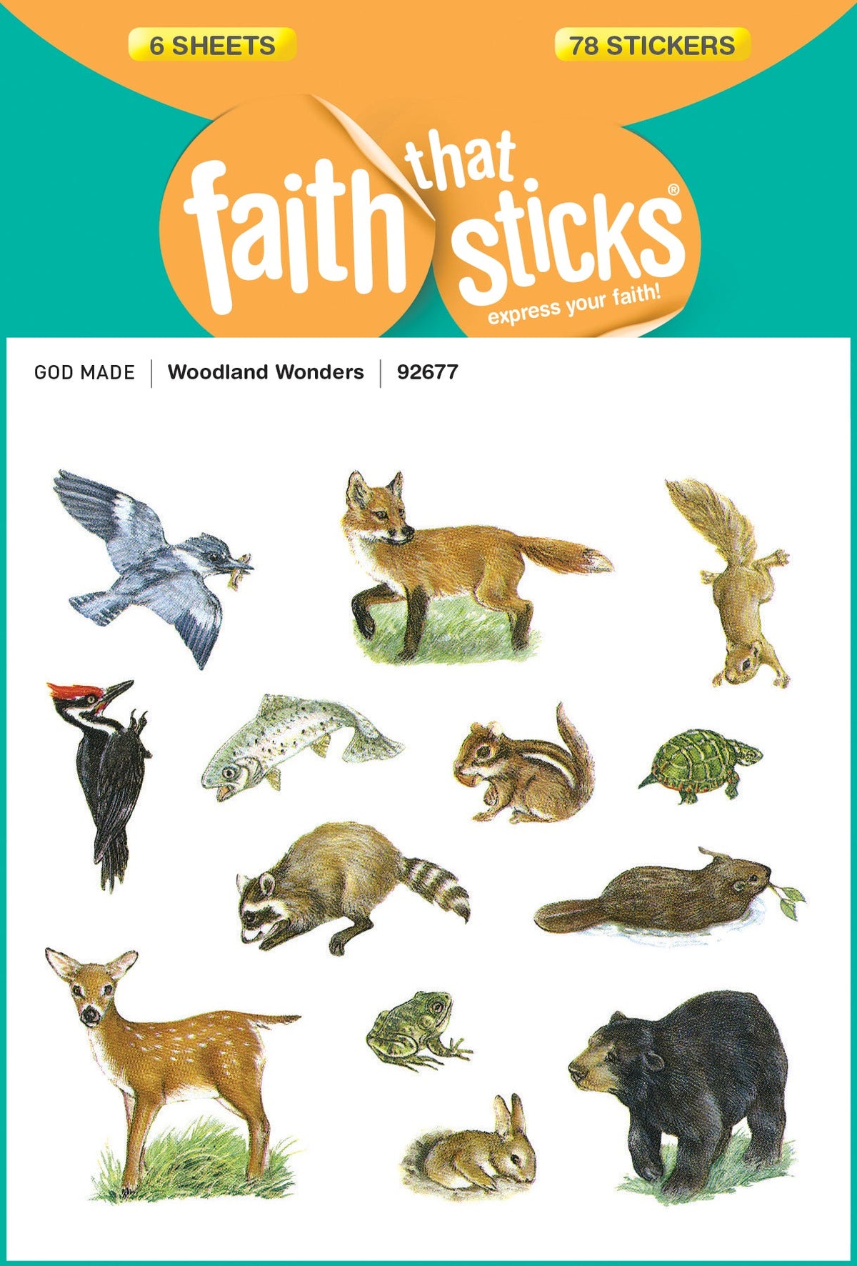 Woodland Wonders Stickers by Tyndale