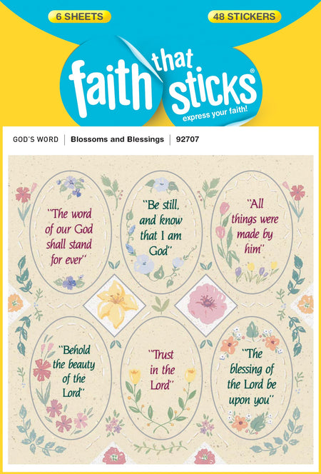 Blossoms and Blessings Stickers by Tyndale
