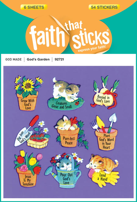 God's Garden Stickers by Tyndale