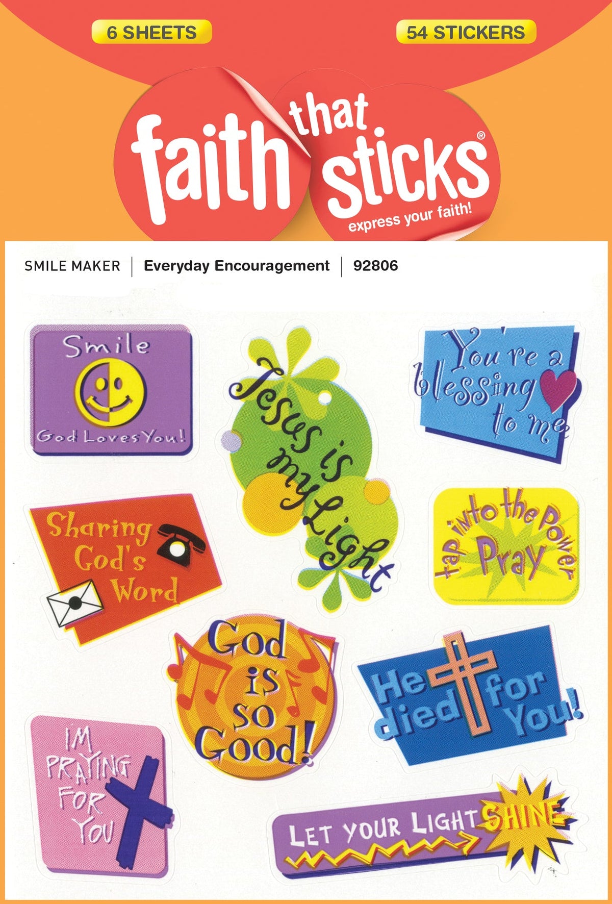 Everyday Encouragement Stickers by Tyndale