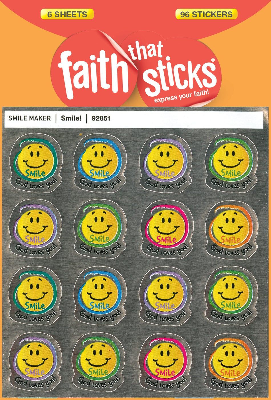 Smile! Stickers by Tyndale