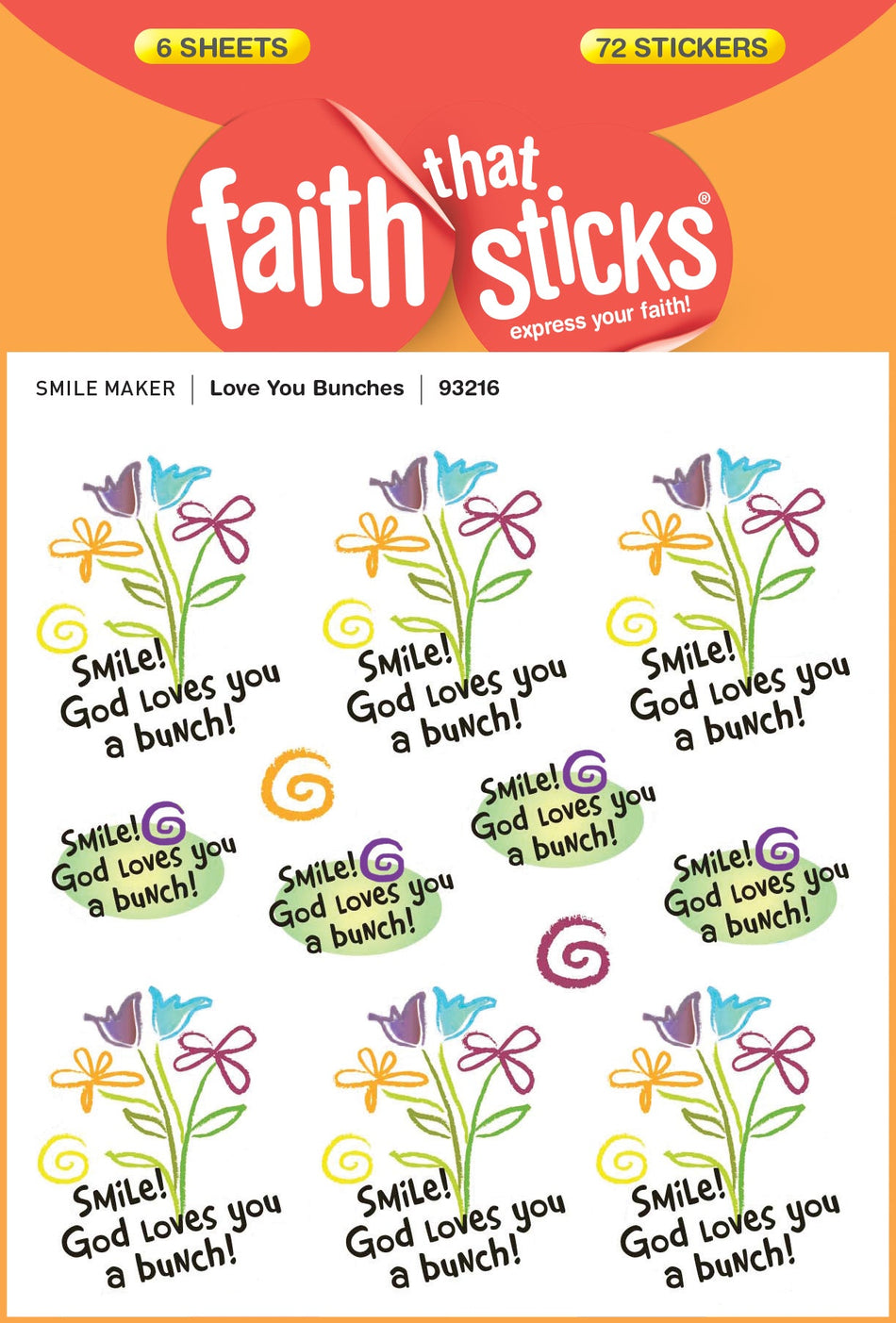 Love You Bunches Stickers by Tyndale