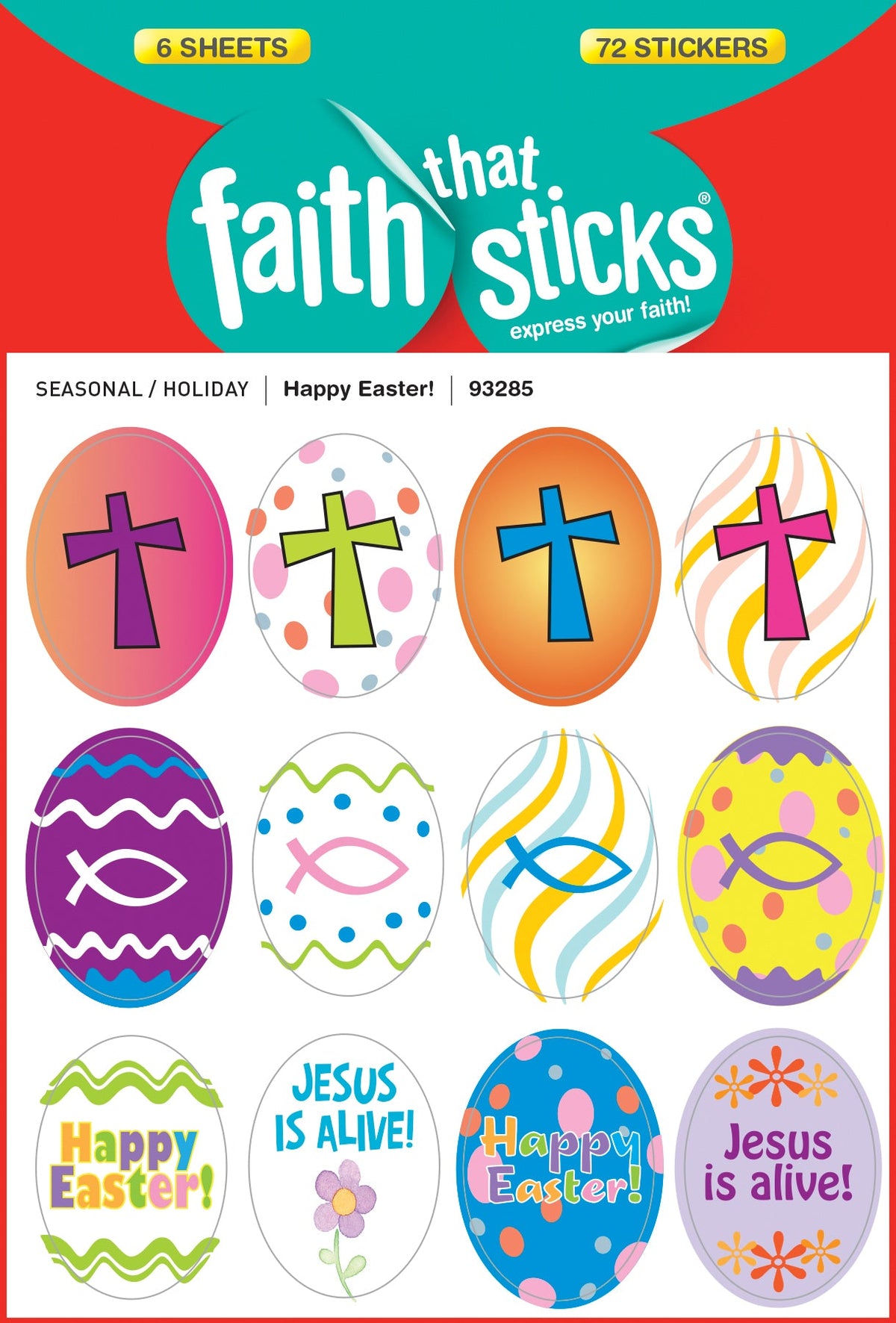 Happy Easter! Stickers by Tyndale