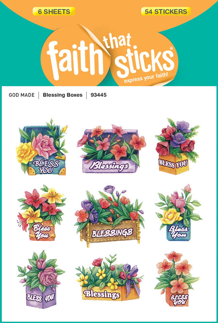Blessing Boxes Stickers by Tyndale