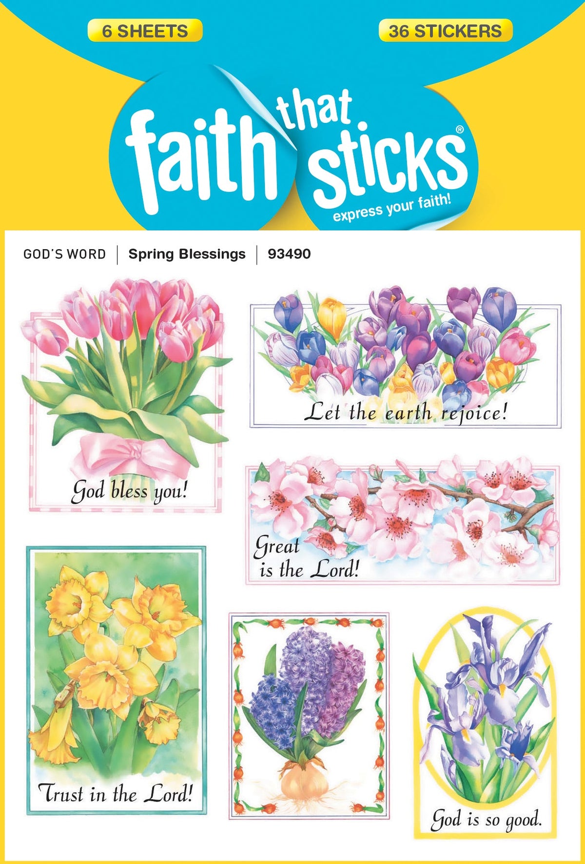 Spring Blessings Stickers by Tyndale