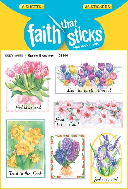 Spring Blessings Stickers by Tyndale
