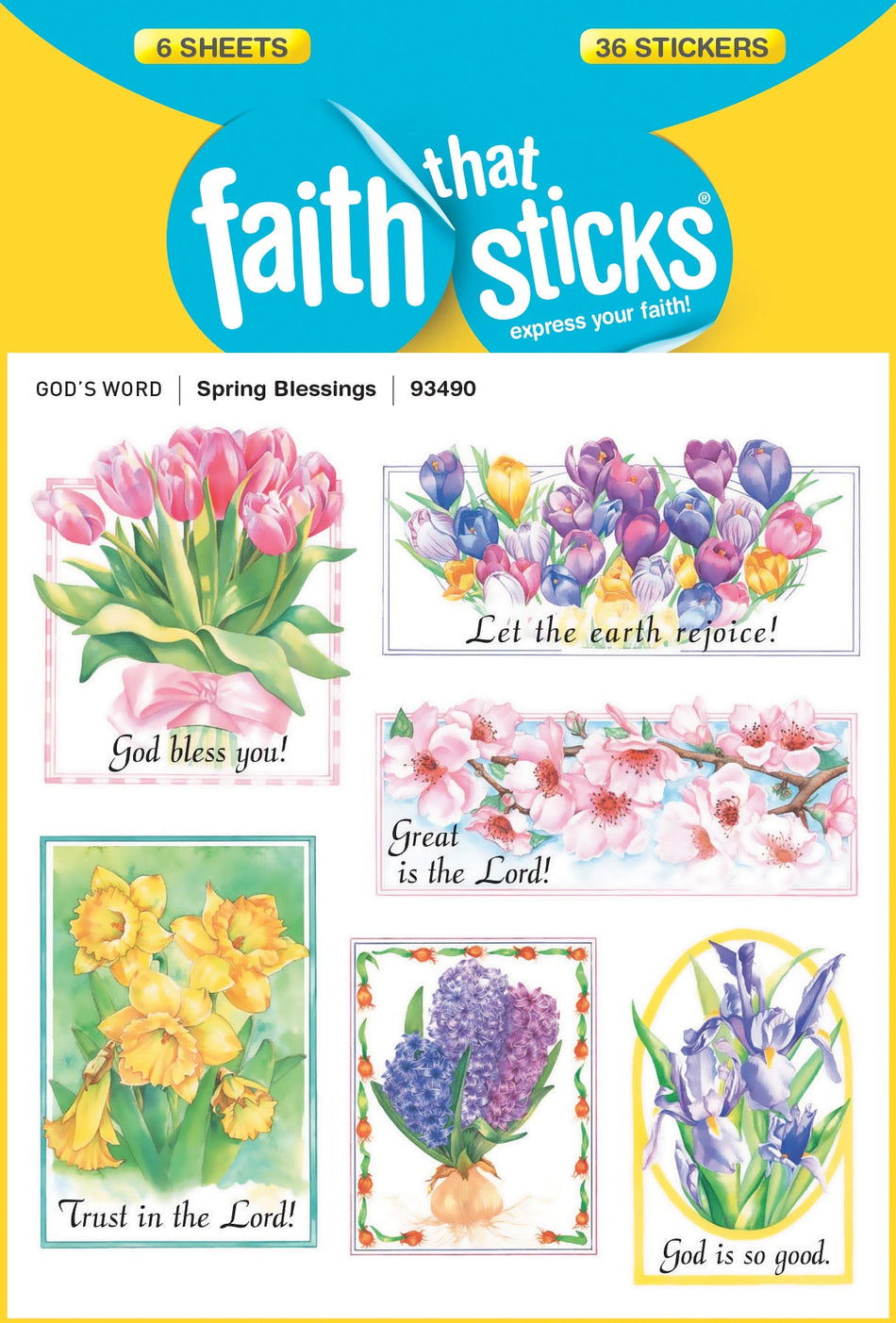 Spring Blessings Stickers by Tyndale