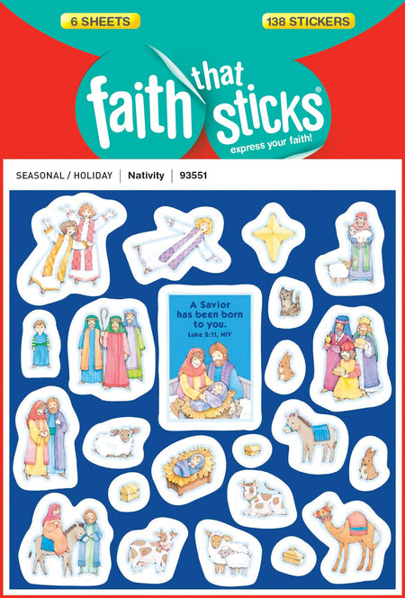 Nativity Stickers by Tyndale