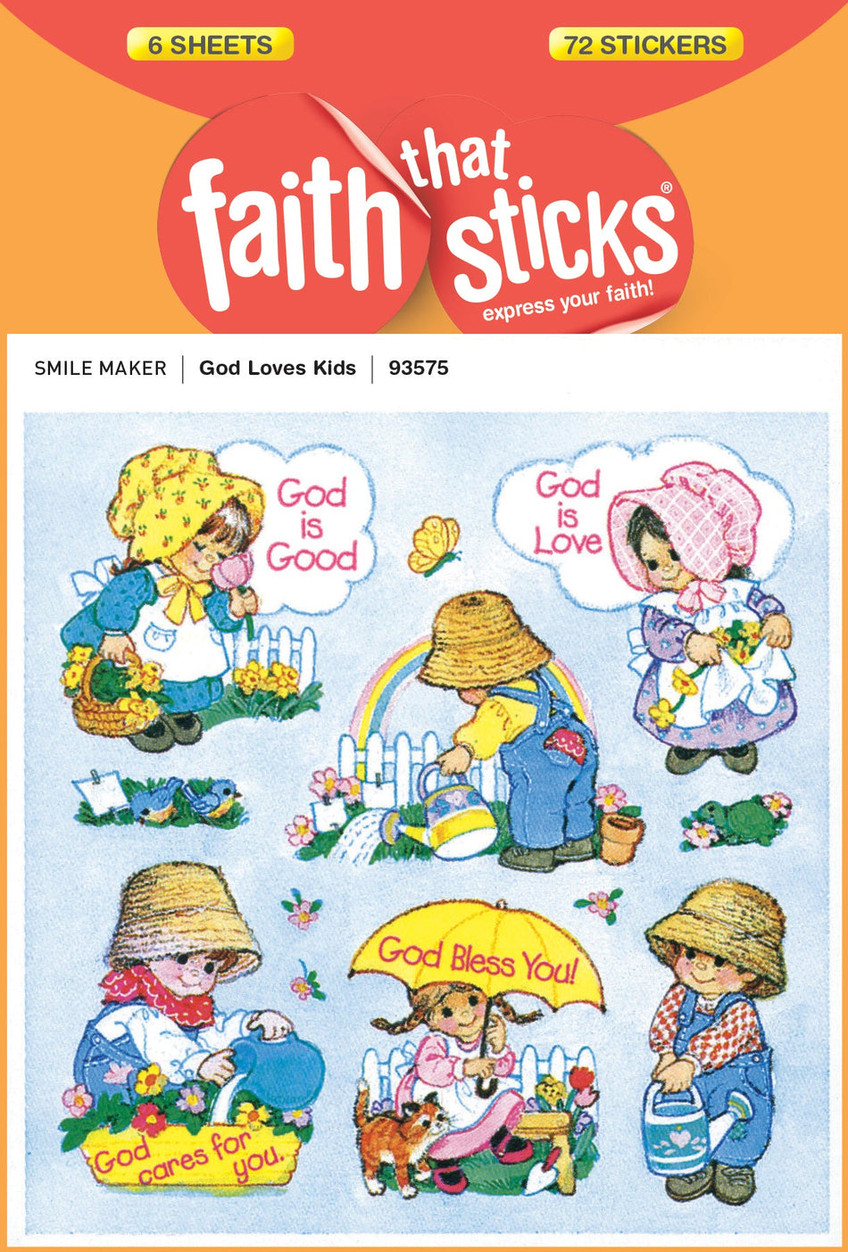 God Loves Kids Stickers by Tyndale
