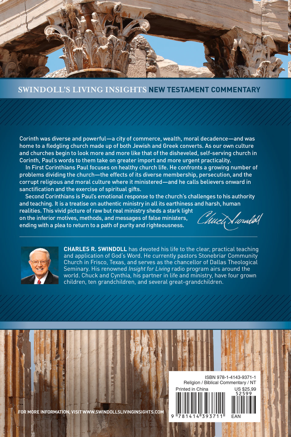 Insights on 1 & 2 Corinthians (Swindoll's Living Insights New Testament Commentary) by Tyndale, product view 2