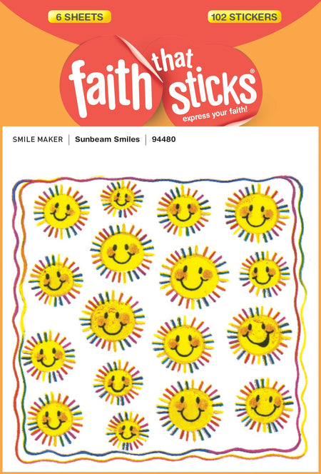 Sunbeam Smiles Stickers by Tyndale