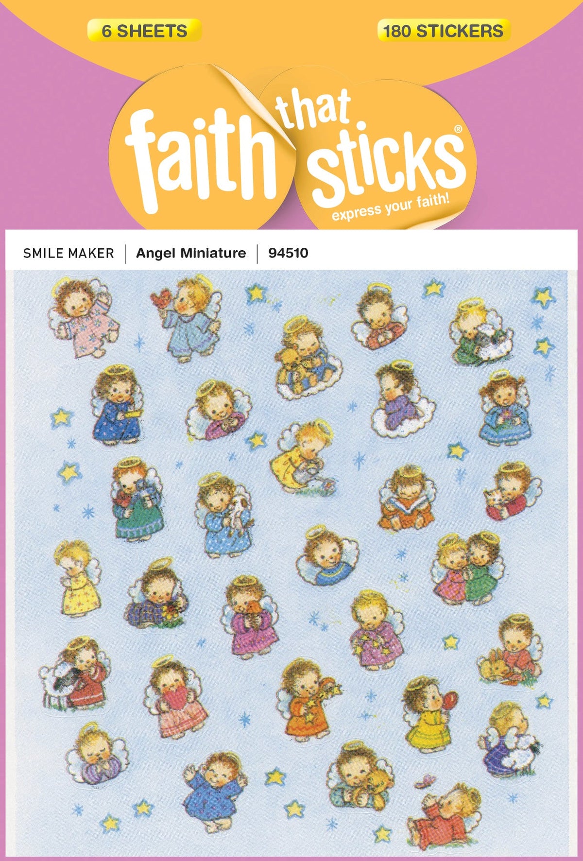 Angel Miniature Stickers by Tyndale