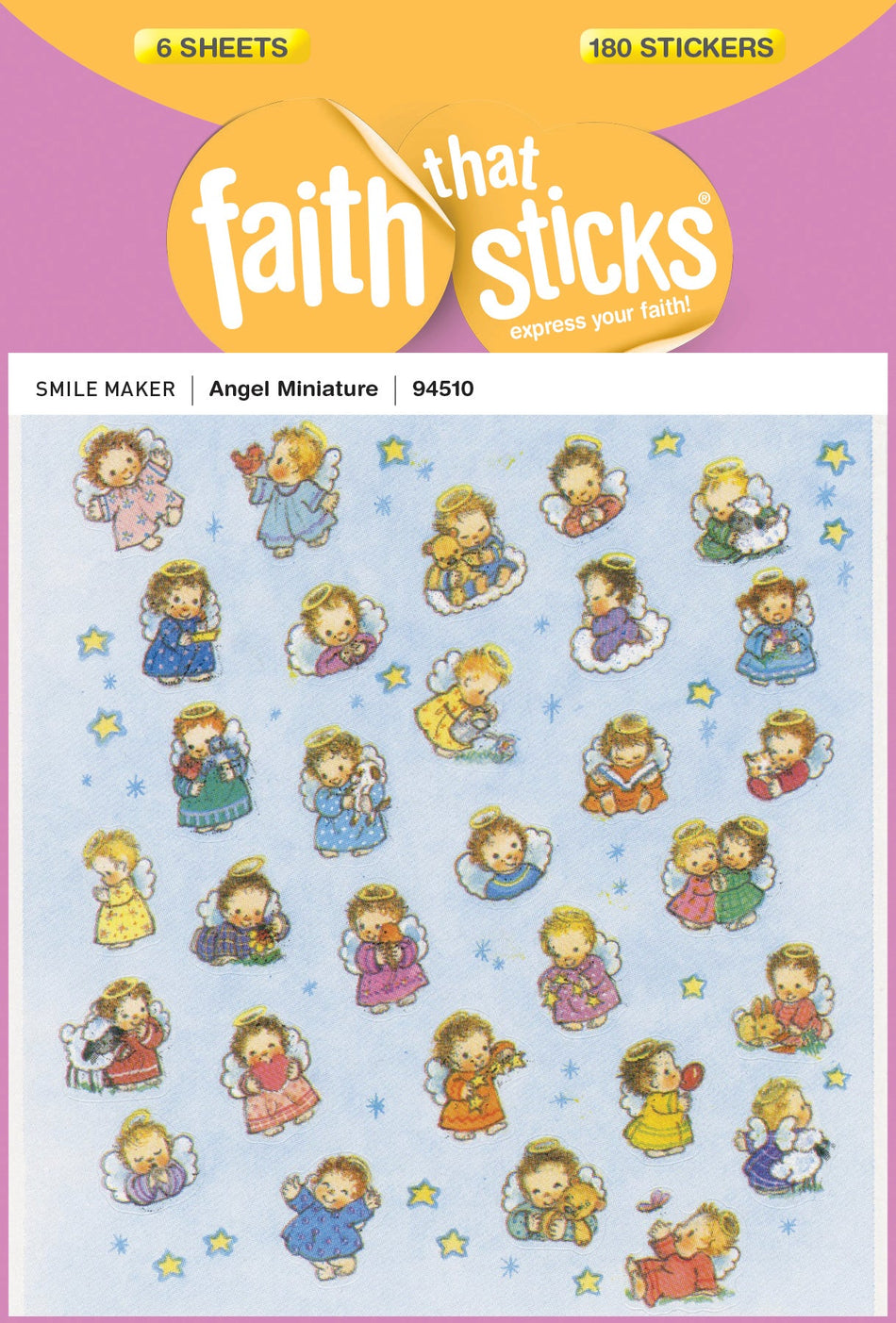 Angel Miniature Stickers by Tyndale