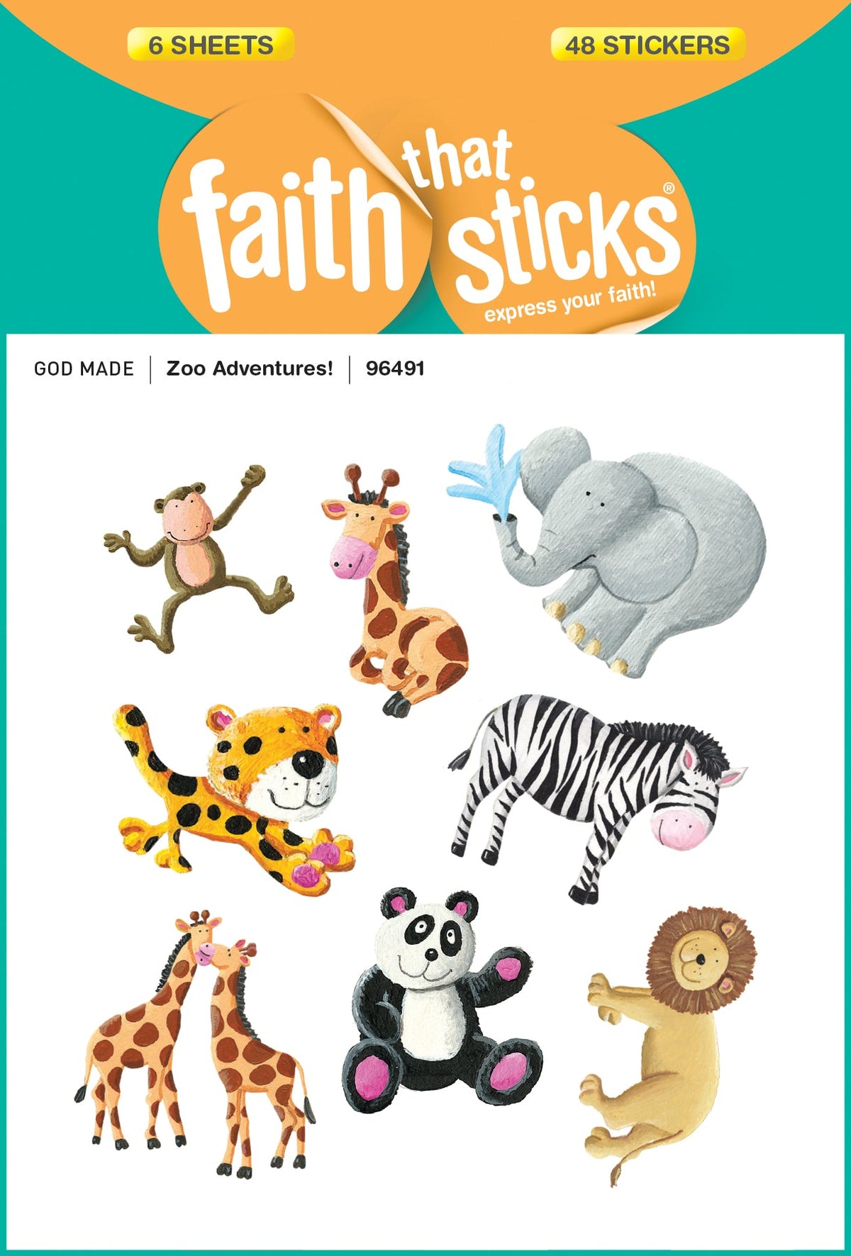 Zoo Adventures! Stickers by Tyndale