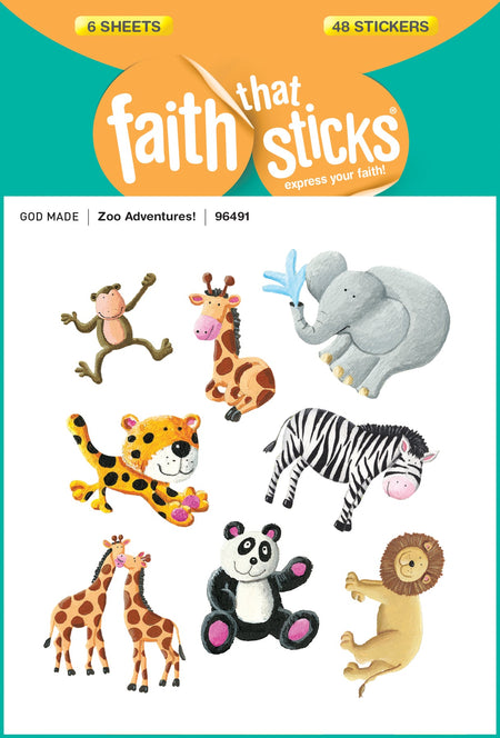 Zoo Adventures! Stickers by Tyndale