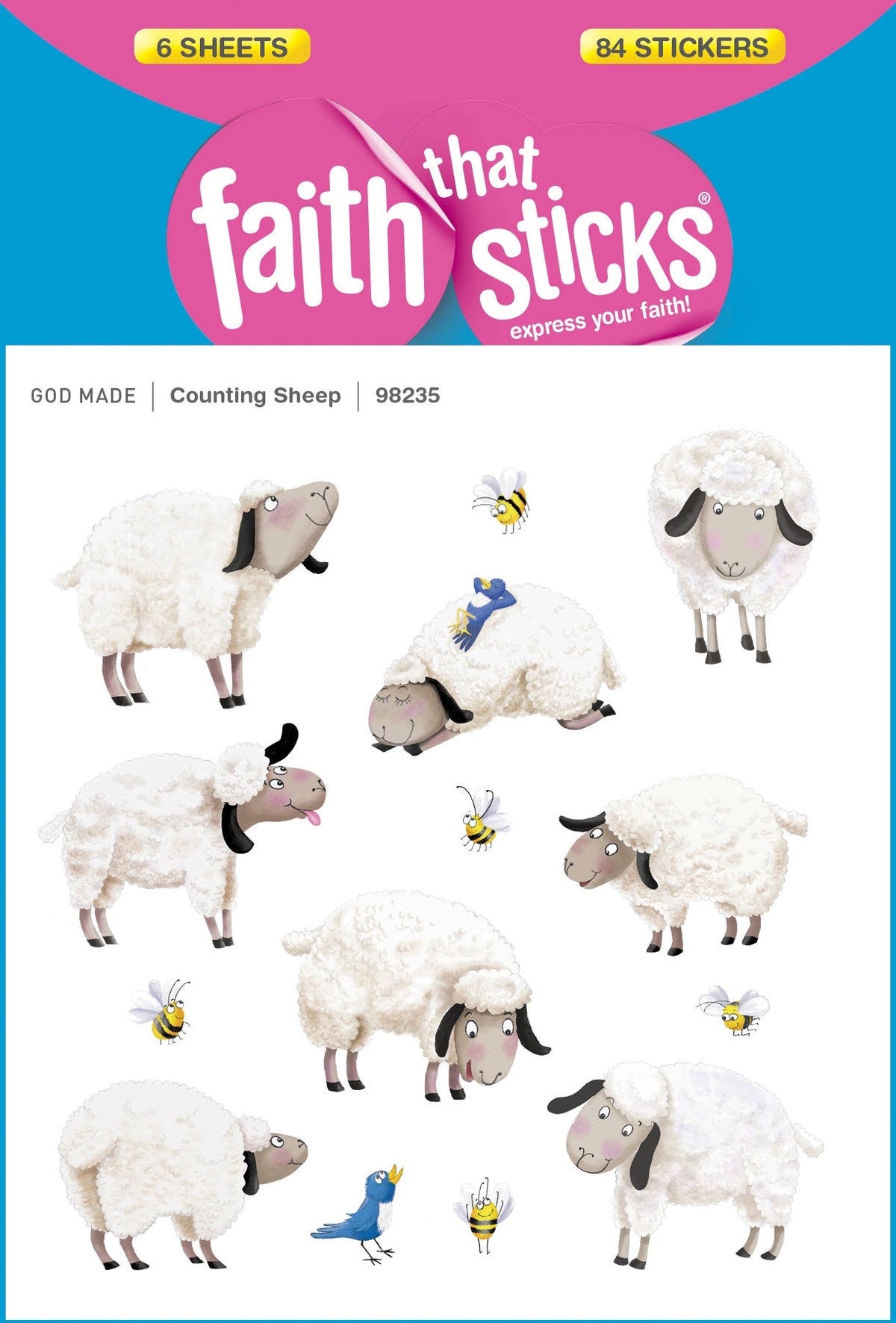 Counting Sheep Stickers by Tyndale