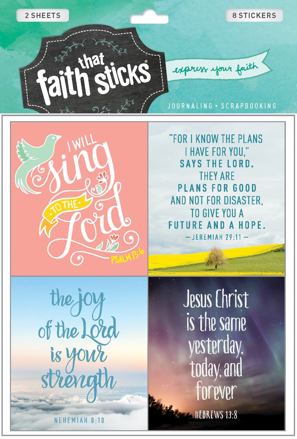 Jeremiah 29:11 Stickers by Tyndale