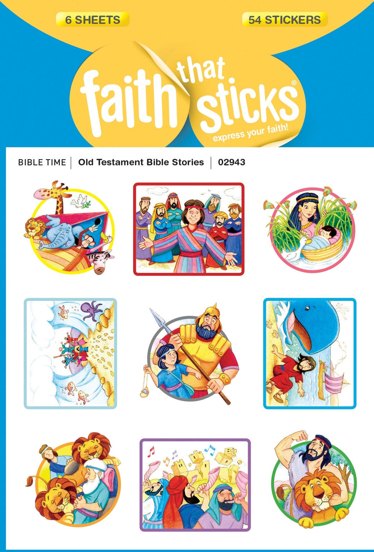 Old Testament Bible Stories Stickers by Tyndale