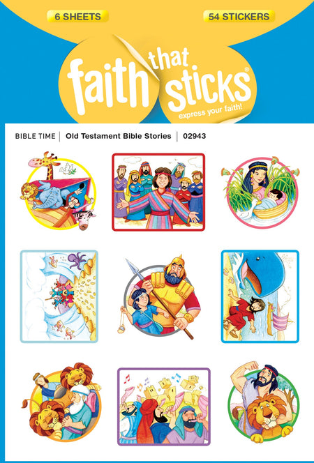 Old Testament Bible Stories Stickers by Tyndale