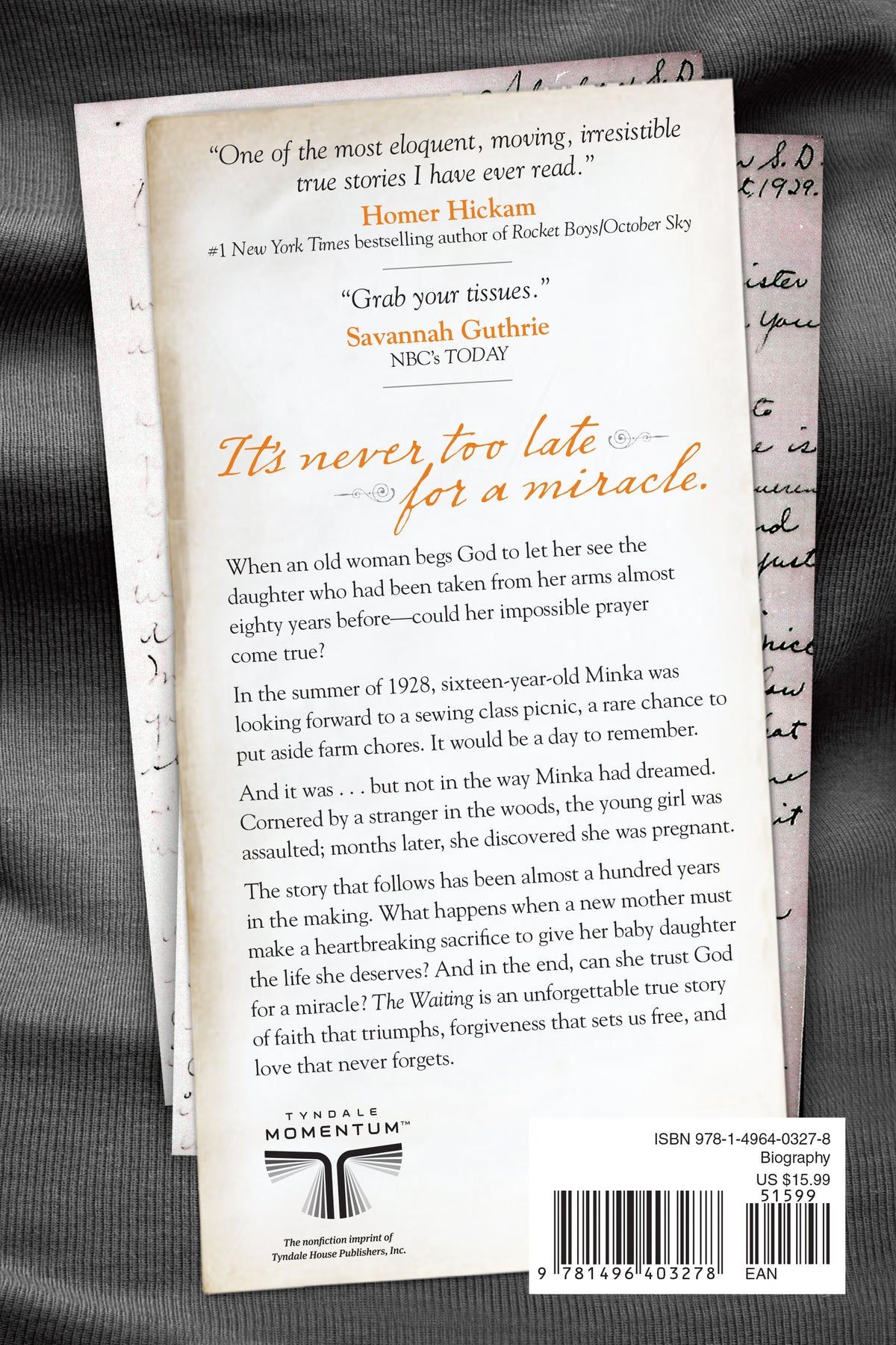 The Waiting by Tyndale, product view 2