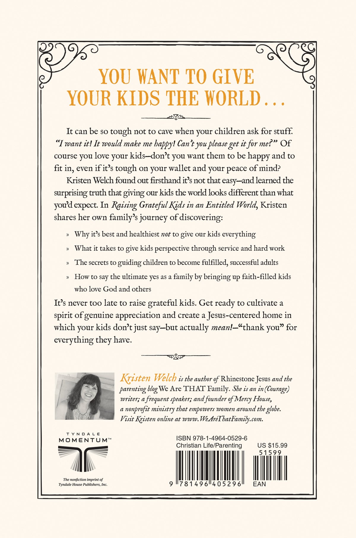 Raising Grateful Kids in an Entitled World by Tyndale, product view 2