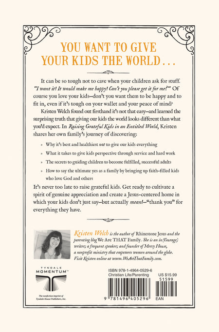 Raising Grateful Kids in an Entitled World by Tyndale, product view 2