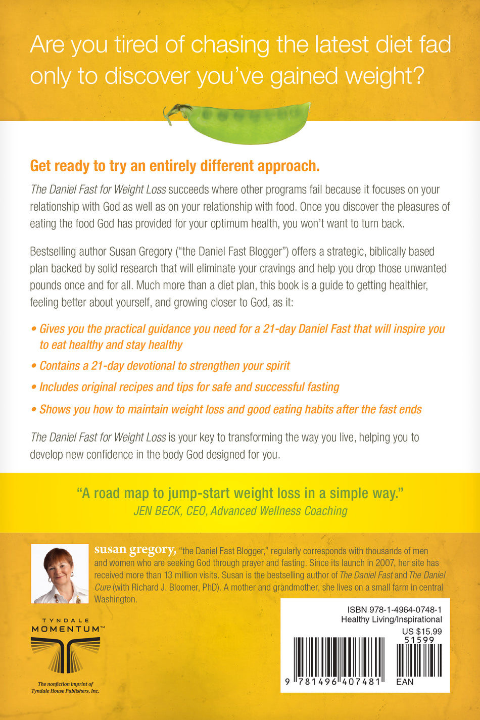 The Daniel Fast for Weight Loss by Tyndale, product view 2