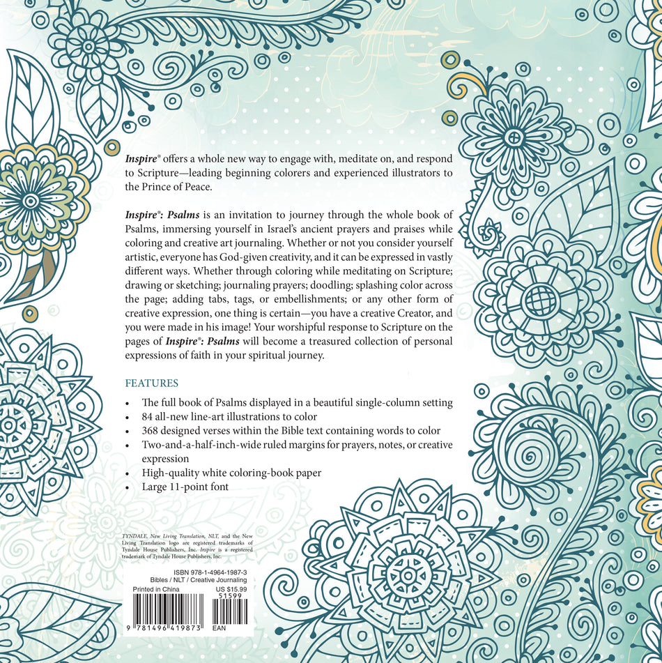 Inspire: Psalms by Tyndale, product view 2