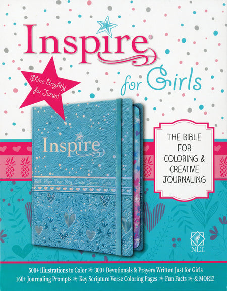 Inspire Bible for Girls NLT - Pink or Blue by Tyndale