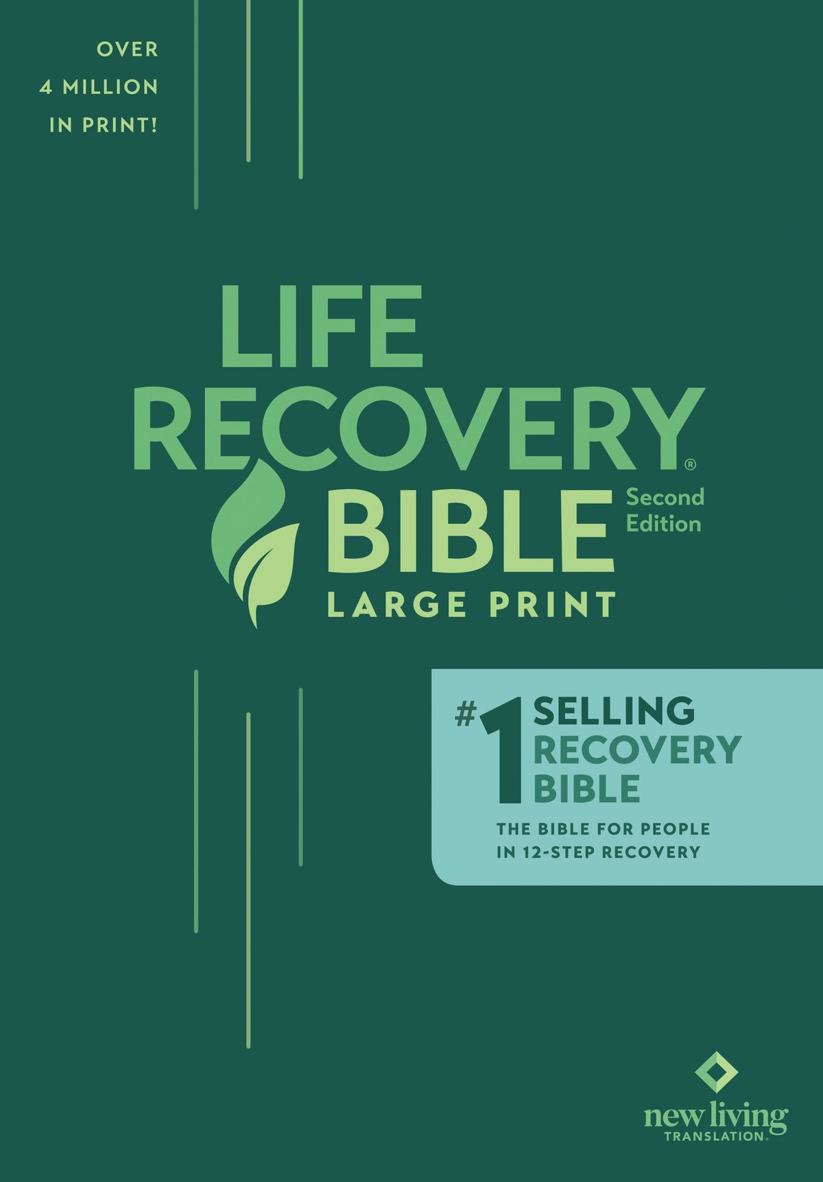 NLT Life Recovery Bible, Second Edition | Large Print | Case of 8 by Tyndale