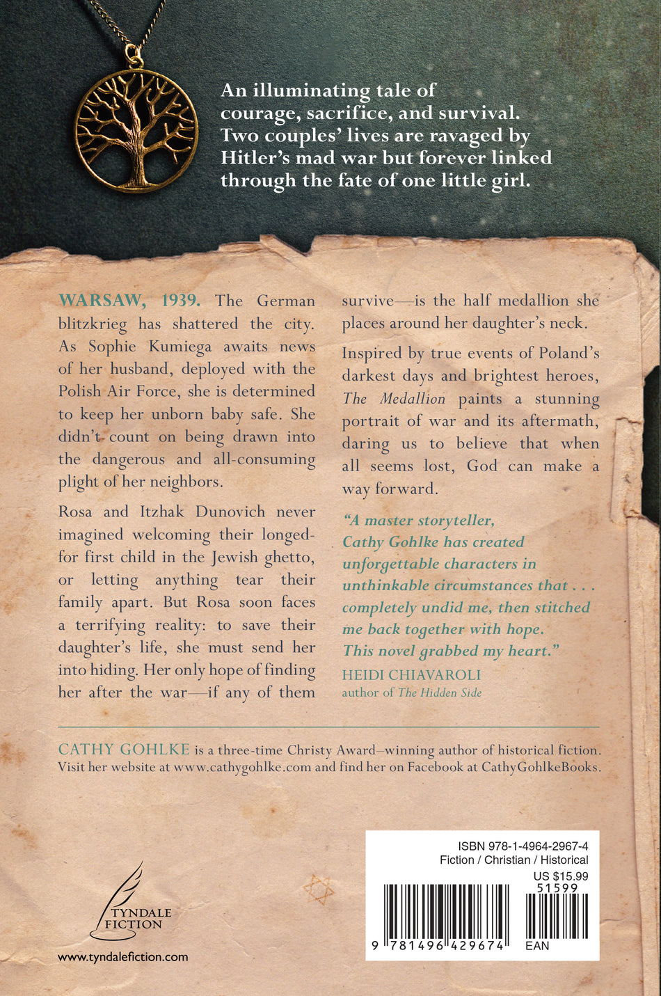 The Medallion by Tyndale, product view 2